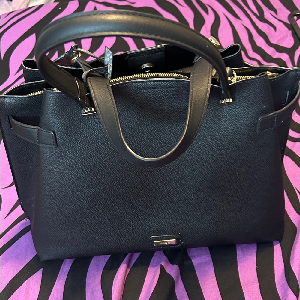 Aldo Black Satchel Bag